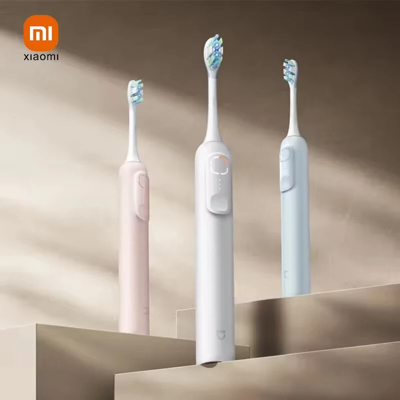 (image for) XIAOMI Oscillation Electric Toothbrush with Double Swing Angle Brushing Area Indicator 180-Day Battery Life IPX8 Waterproof 3 Cleaning Modes